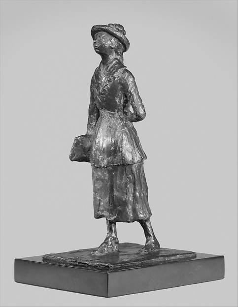 1880 The Schoolgirl 27x11x17cm Bronze Metropolitan Museum of Art, New York City